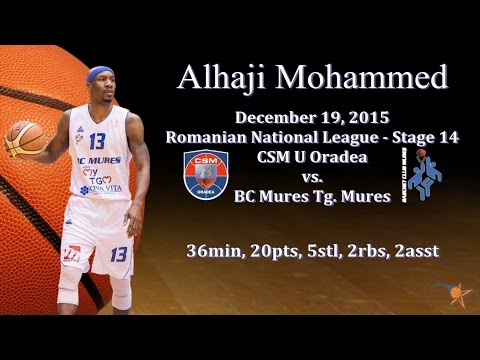 Alhaji Mohammed vs. CSM U Oradea - Dec 19, 2015