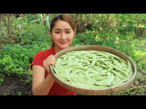 Yummy Hyacinth Bean Shrimp Salad Cooking - Hyacinth Bean Shrimp Salad - Cooking With Sros Video