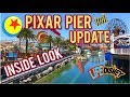 Inside Look At Pixar Pier Construction Update In DCA Disneyland Resort
