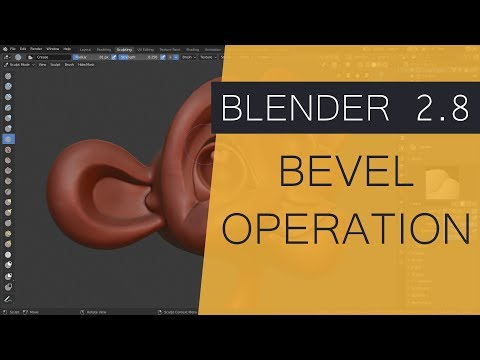 Blender 2.8 Bevel and Shade Smooth - Blender for Game Development