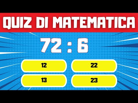 Quiz di Matematica per Tutti: Riesci a Fare 30 su 30? 🔢