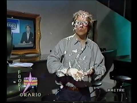 GHEZZI TORTA IN FACCIA FUORI ORARIO RAITRE 1987