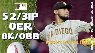 Robert Suárez 31-year-old rookie reliever | Aug 17 ~ 27, 2022 | MLB highlights