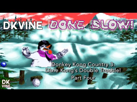 DK Vine Done Slow! - Donkey Kong Country 3: Dixie Kong's Double Trouble! (part four)