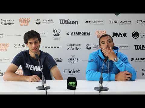 Conferência de Imprensa de Nuno Borges e Francisco Cabral (campeões de pares) — Oeiras Open 1 2022
