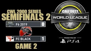 CWL 2k Series COD BO4 Semifinals 2 F6 VS FC BLACK | Game 2 | 07/01/2019