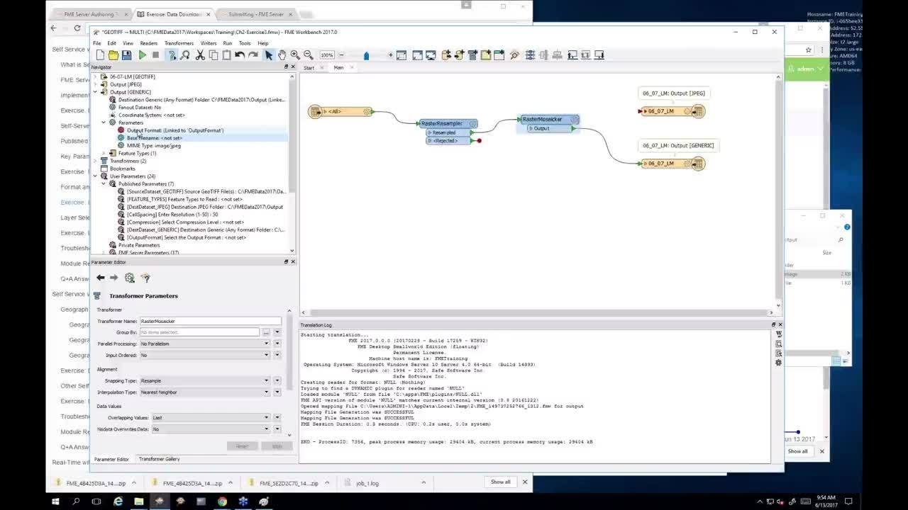 FME Server 2017 Authoring