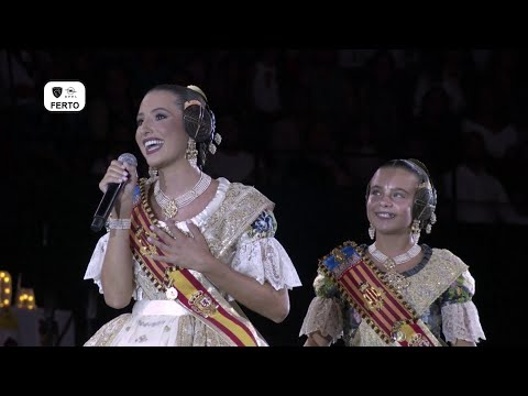 Discurso de despedida de María Estela y Marina, Falleras Mayores de València 2024
