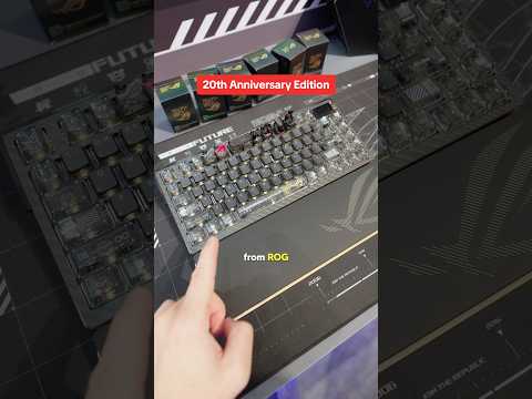 Real gold was used on this keyboard 😳 ROG AZOTH EXTREME EDITION 20