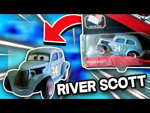 Disney Pixar Cars 3 River Scott Diecast Review (Racer #34)