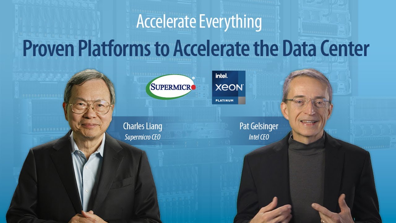 Thumbnail for ‘CEO Launch Keynote: Supermicro X13 Servers with 5th Gen Intel® Xeon®’