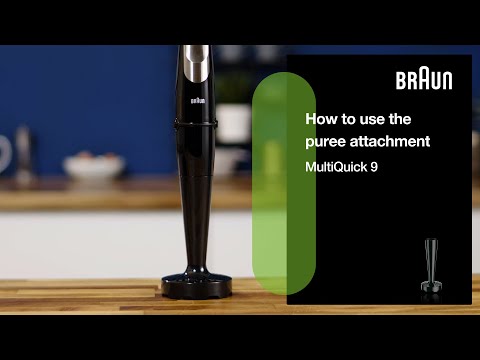 MultiQuick 9 | How to use the puree attachment
