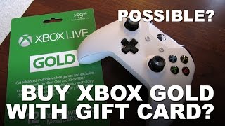 Can I Use Xbox Gift Card to Buy Xbox Live Gold?