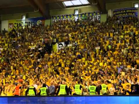 Vive Targi Kielce vs Metalurg Skopje 28.04.2013 - Radość kibiców po awansie do Final Four
