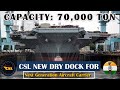 Cochin Shipyard Limited New Dry Dock To Cater For Next Generation Aircraft Carrier 70 000 Tonnes