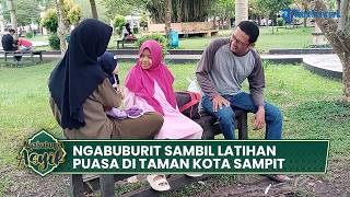 Ngabuburit Sambil Latihan Puasa di Taman Kota Sampit