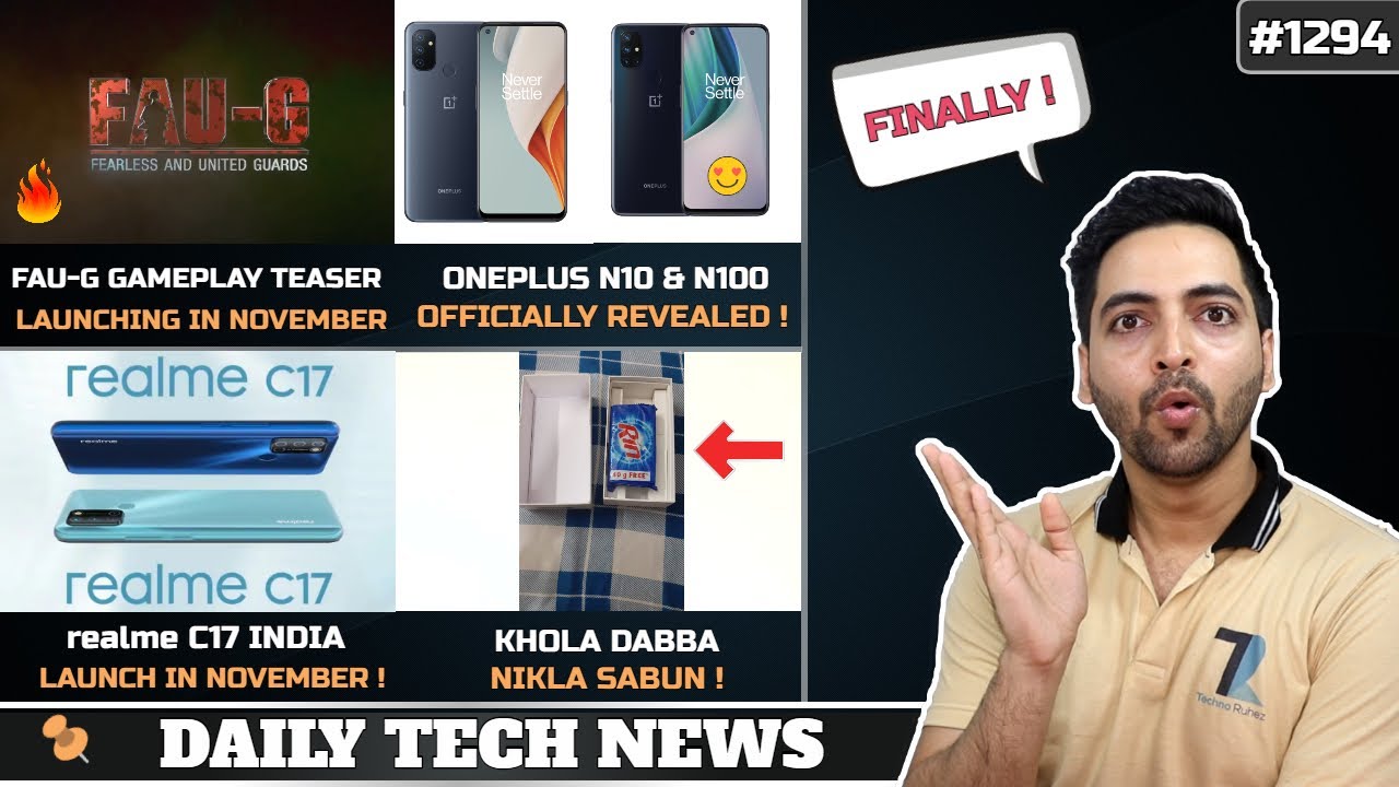 FAU-G Teaser & Launch Date,Oneplus N Series Revealed,realme C17 India,Micromax New Phone # 1294
