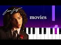 Conan Gray - Movies | Piano Tutorial