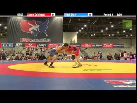 B Division 58KG - Jason Goldman vs. Elliot Diaz
