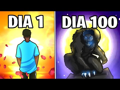 Eu Sobrevivi 100 dias como LOBISOMEM NO MUNDO DE CRIATURAS MISTICAS no Minecraft