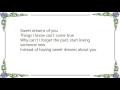 Wanda Jackson - Sweet Dreams Of You Lyrics