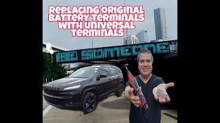 2015 Jeep Cherokee battery terminal replacement.