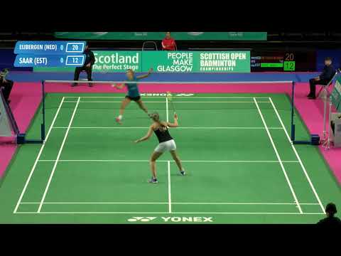 Women’s singles | Soraya De Visch Eijbergen (NED) v Getter Saar (EST) | Scottish Open 2018 - Day 1