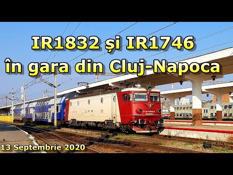 🚆IR1832 și IR1746 în Gara din Cluj-Napoca🏙️