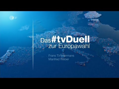 Das #tvDuell zur Europawahl #GehtWählen | 16.05.2019 | Frans Timmermans, Manfred Weber