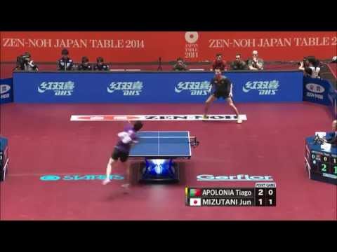 2014 WTTTC MT-QF POR-JPN (2) Tiago Apolonia - Jun Mizutani (full match|short form in HD)