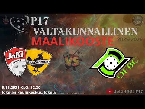 Maalikooste  P17 JoKi/BBU – OFBC Kilpa 9.11.2025
