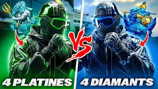 4 PLATINES contre 4 DIAMANTS qui l'emportera ? #cdl
