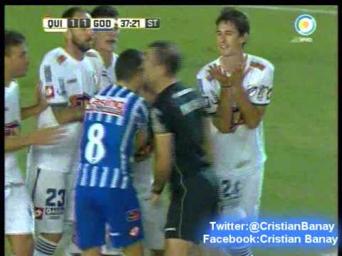 Quilmes 1 Godoy Cruz 3 (Relato Gervasio Rocha) Torneo Primera Division 2016