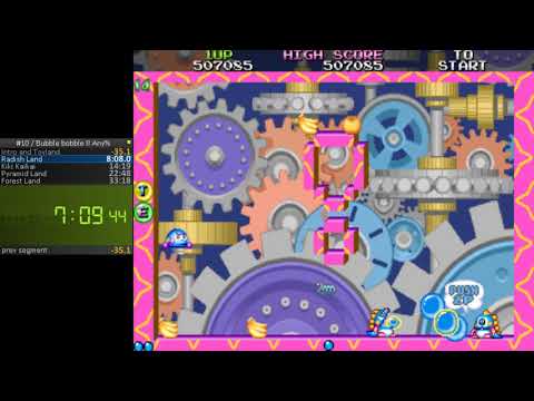 Bubble bobble II Arcade Speedrun Any% 28:32