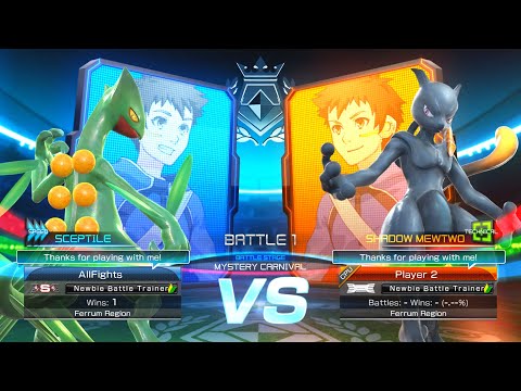 Sceptile vs Shadow Mewtwo- Pokkén Tournament DX