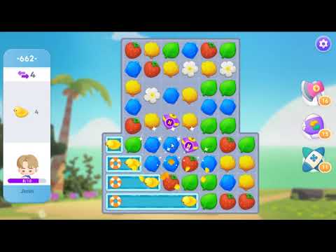 BTS Island: In the SEOM Level 662 - NO BOOSTERS GAMEPLAY 🎵 | SKILLGAMING ✔️