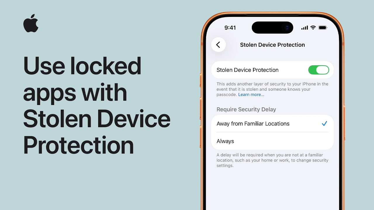 How to use locked apps with Stolen Device Protection on iPhone | Apple Support