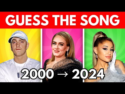 Guess the Song 🎤🎶 | Most Popular Songs 2000-2024 | Music Quiz