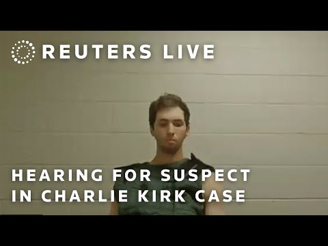 LIVE: Hearing in case of suspect accused of assassinating Charlie Kirk