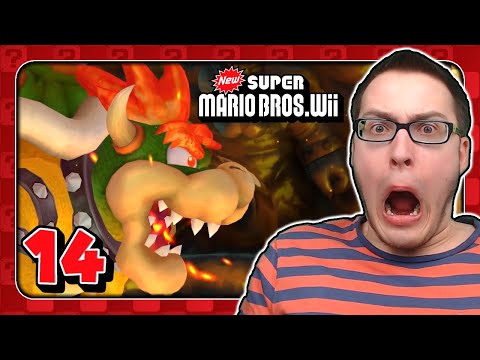 Let's Play New Super Mario Bros. Wii [Deutsch / 100%] (Part 14): Groß, größer, Bowser!