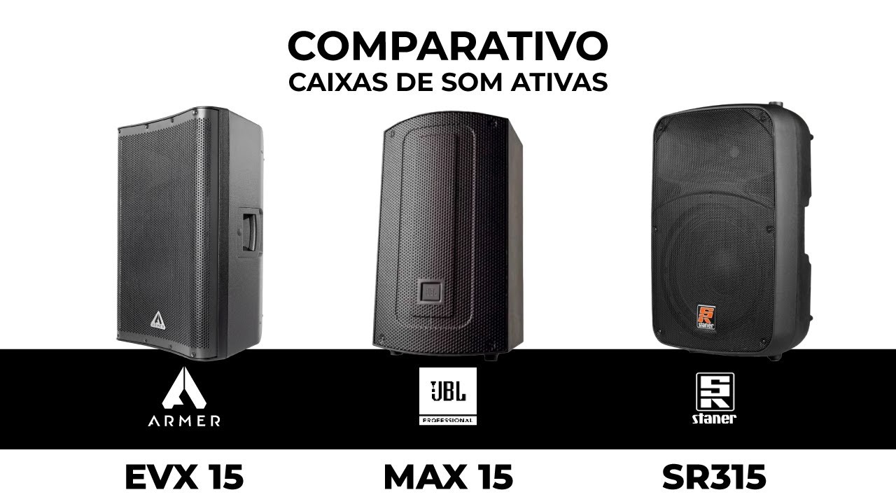 Miniatura da avaliação em vídeo de Alto-falante JBL MAX 15 Preto Bluetooth 350W RMS de Piso