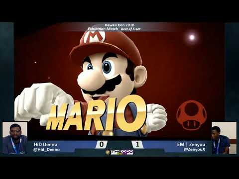 KKON18 Exhibition: SSB Wii U - Bo5 Set - Deeno vs Zenyou