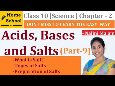 Acids Bases and Salts | Part - 9 | Class 10 | Science