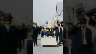 Riding an Electriquette in 1915 - Restored Footage