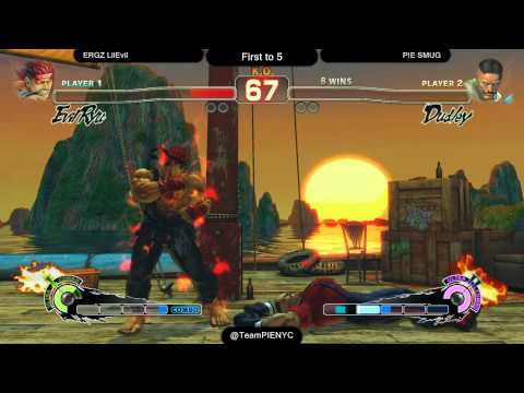 SSF4AE Team PIE FT5: PIE Smug (Dudley) vs ERGZ Lil Evil (Evil Ryu)