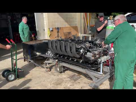 Sunbeam 1000hp: Testing the first engine in preparation for its first public start-up for 90 years