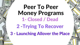 Dead Closed Peer To Peer Money Programs Online Stokvel   , Trying to Recover And Launching All over