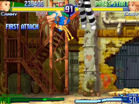 MegamanK284 Plays: Street Fighter Alpha 3 (Cammy Vs Cody)