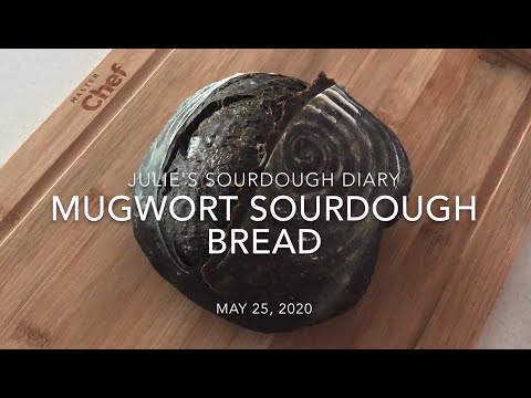 How To Make Classic Sourdough Bread With Mugwort/기본 쑥 사워도우 브래드 만들기/진한 쑥향이 가득한 몸에 좋고 맛도 좋은 천연발효 빵 만들기