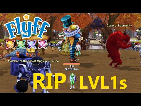 FLYFF - Flooding Flaris With Giants - RIP To All Curious Newbies 😂